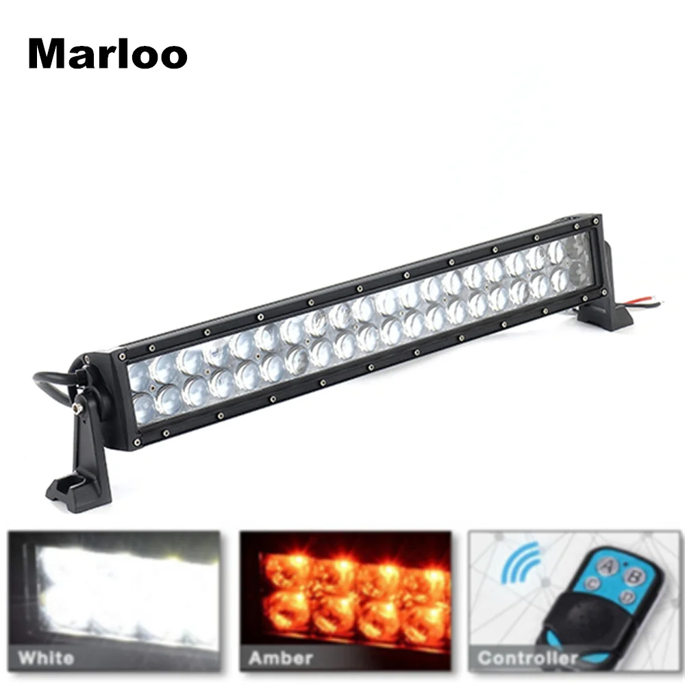 Marloo 22inch120W двойной цвет белый и янтарный пульт дистанционного управления вспышка
