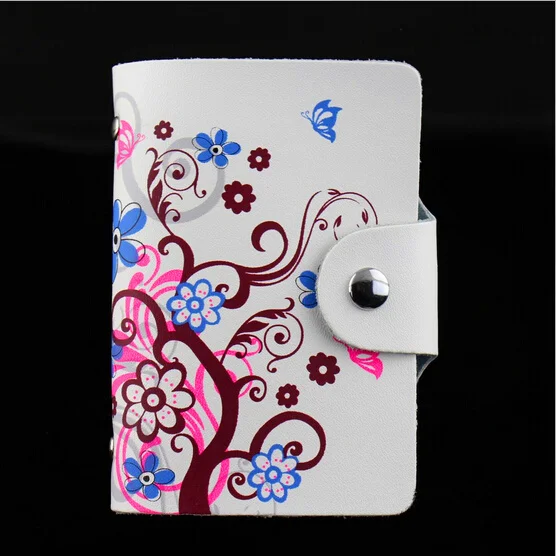 2019 visa credit card holder genuine leather business women wallet book ID case cardcase porte carte namecard sheet cardholder