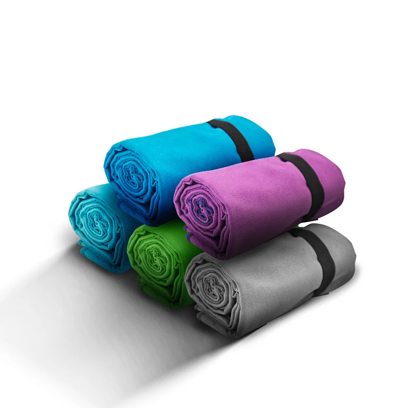 2 шт. пляжное полотенце Microbiber быстросохнущее для путешествий спорта полотенца