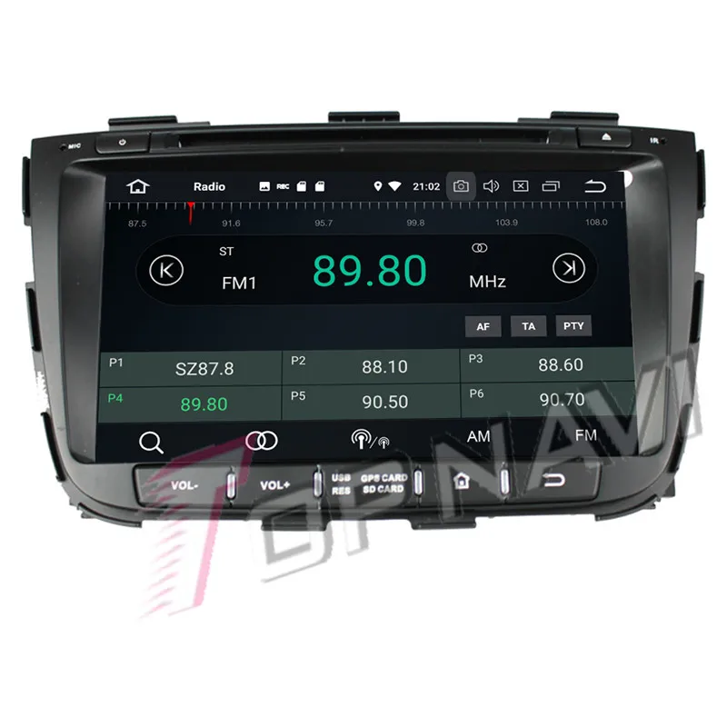 Автомобильный мультимедийный центр TOPNAVI Android 9 0 GPS навигация CD плеер для KIA SORENTO 2013