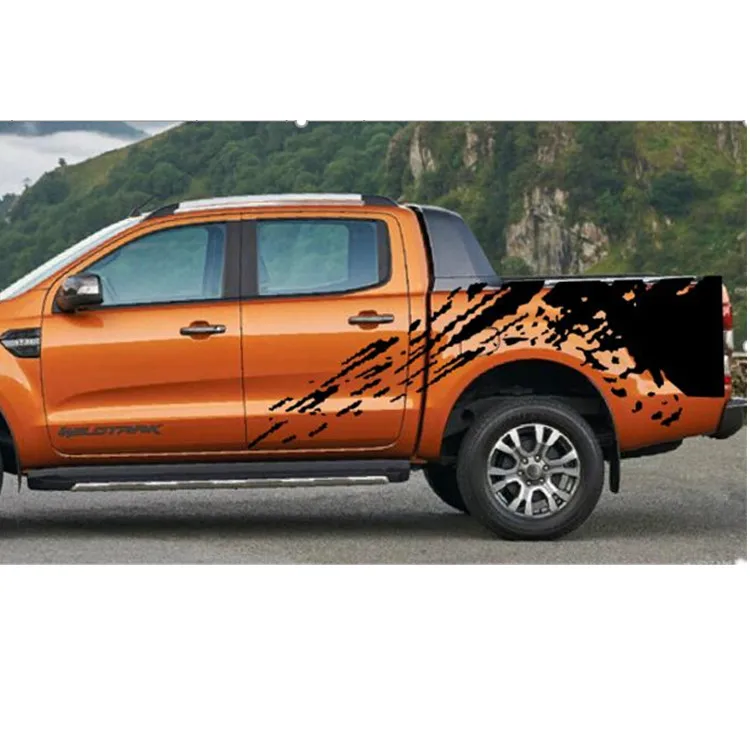 Пикап Mudslinger тело задний хвост сторона графический винил для Ford ranger 2012 2013 2014 2015 2016