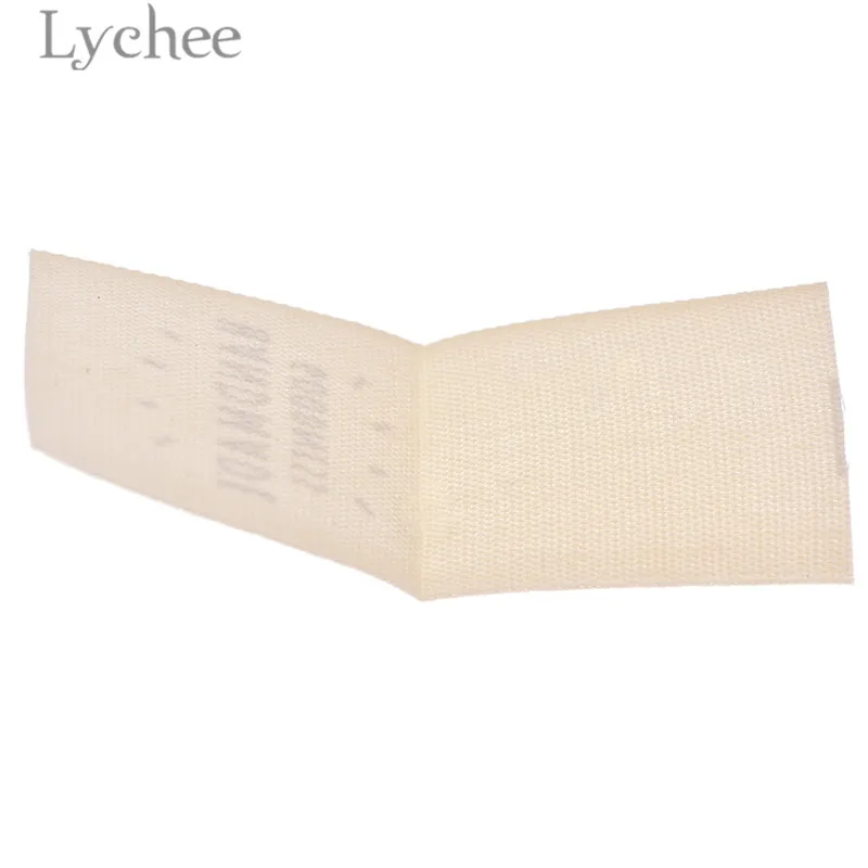 Lychee 50 шт моющиеся хлопчатобумажные бирки для одежды ручной работы ярлыки с тиснением DIY этикетки типа «флажок» для швейных аксессуаров одежды