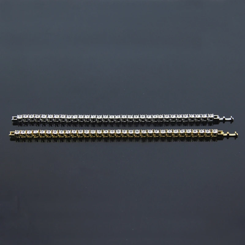 LASPERAL хип-хоп браслеты и однорядные сплав для женщин мужчин 2019 Новый Модный