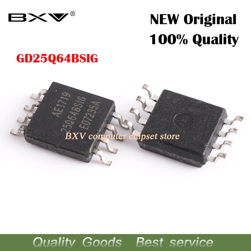 10 шт. GD25Q64BSIG 25Q64BSIG GD25B64 SOP 8 новый оригинальный Бесплатная доставка|shipping free| |