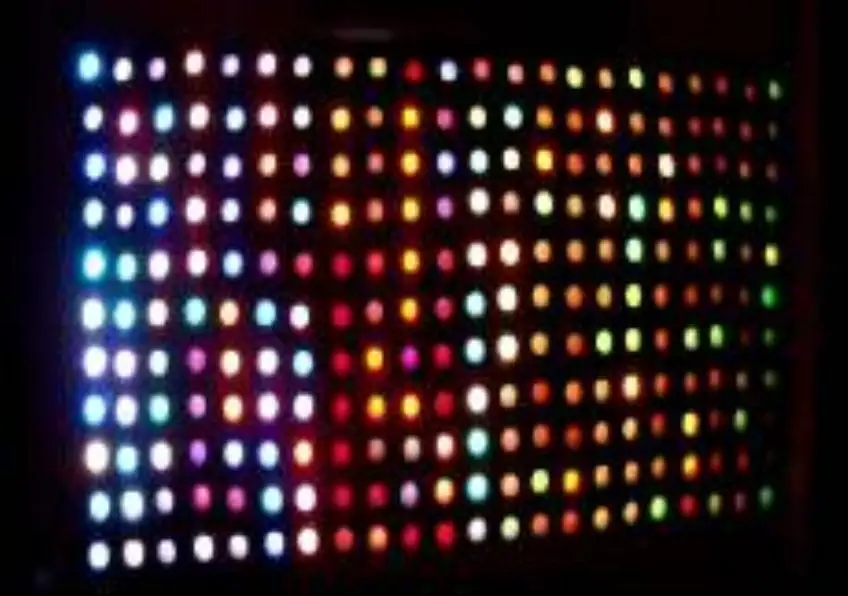 3 шт./лот 2x3 м RGB светодиодная видеозанавеска SMD 5050/огнестойкая велюровая ткань 176