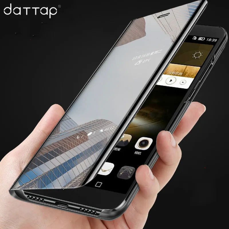 Чехол для Oppo Reno Z роскошный зеркальный откидной из искусственной кожи с