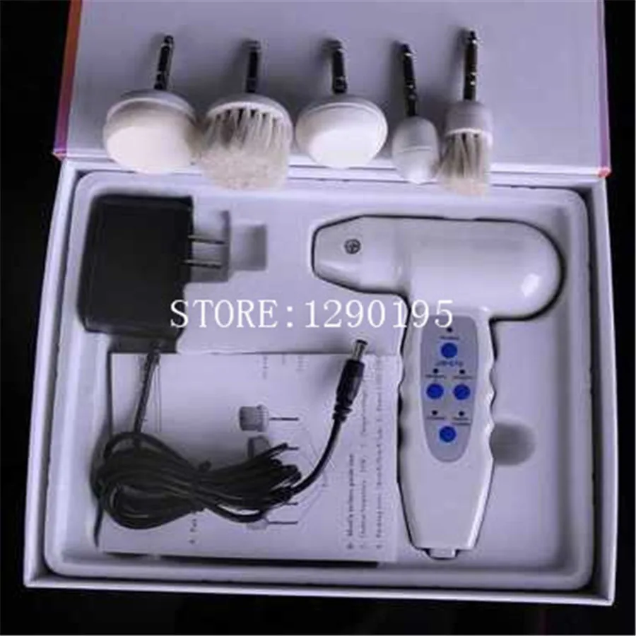 Beste 1 Set 5 In1 Gezicht Borstel Reiniging Multifunctionele Elektrische Ultrasone Wassen Spa Huidverzorging Massage Gezicht Borstels Gezichtsreiniger Tool