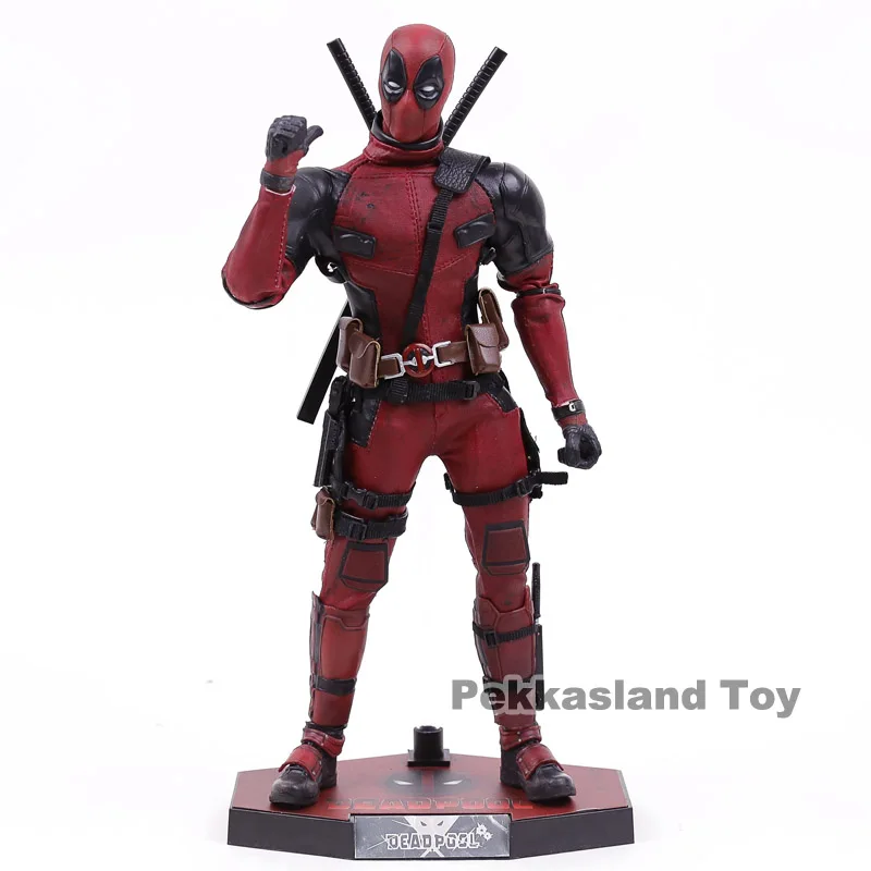 Горячие игрушки Marvel Дэдпул 1/6 Масштаб ПВХ фигурка Коллекционная модель игрушки