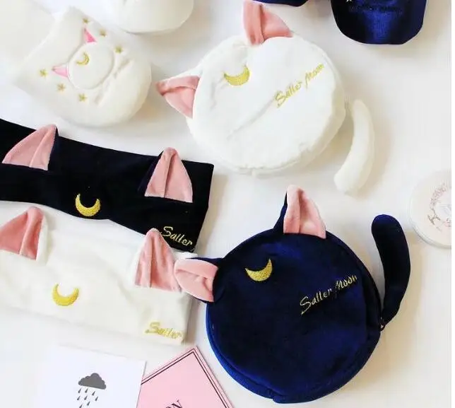 Аниме карточка captor sakura плюшевая Луна кошка косметичка сумка костюм|cosmetic makeup