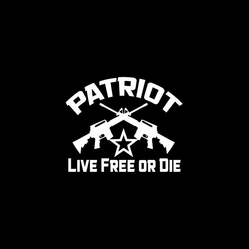 YJZT 15 см * 12 2 Виниловая наклейка Molon Labe забавная Автомобильная PATRIOT LIVE FREE или DIE