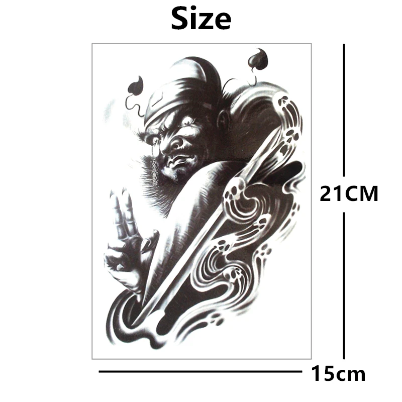 Временная татуировка SHNAPIGN Восточный экзорцист боди арт флеш наклейка s 21*15 см