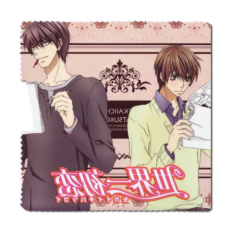 F 1 шт. аниме Sekai-ichi Hatsukoi фланелевые очки с принтом Onodera Ritsu/Takano Masamune для очков аксессуары - Цвет: F