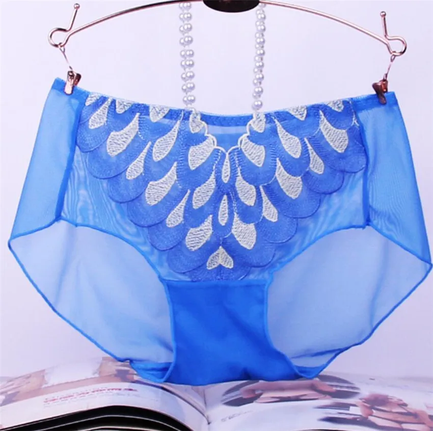 Сексуальное кружевное белье Для женщин дамы среднего талии See Through трусы