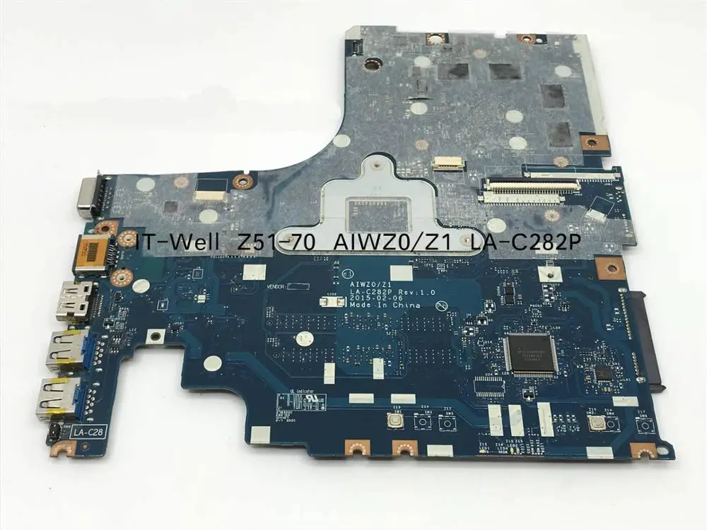 Verkaufen Original-Test Für Lenovo Z51-70 AIWZ0 Z1 LA-C282P Notebook Motherboard Mit AMD R9 M375 2GB Video Karte