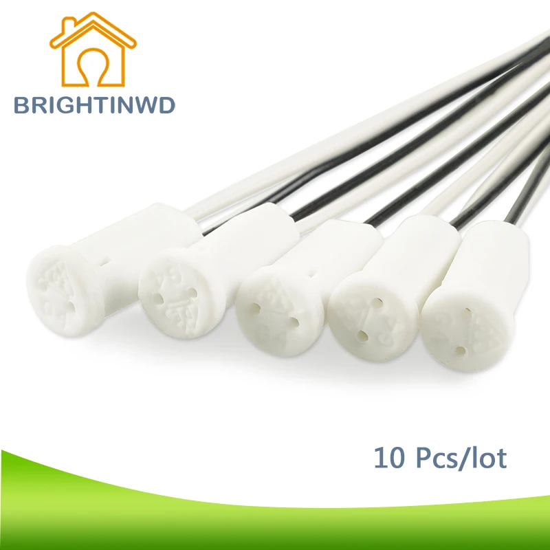 Осветительная лампа BRIGHTINWD 10 шт./лот G4 с керамической головкой|g4 socket|lamp base holderg4 lamp |