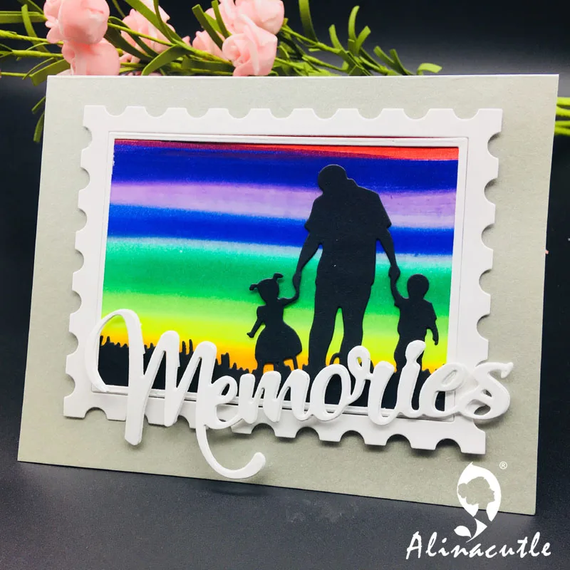 Высечки для резки металла высечки love DAD's day Alinacraft скрапбук Бумага Ремесло альбом