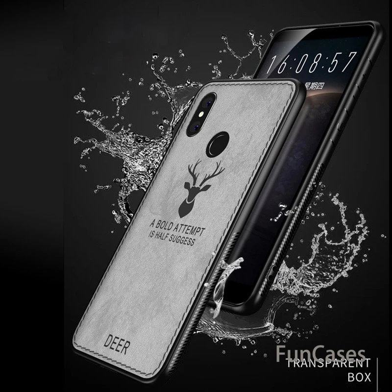 Для Xiao mi Red Note 6 5 Pro Чехол красный 5Plus 6A олень ткань силиконовый чехол для Xiaomi A1 A2 5x 6x