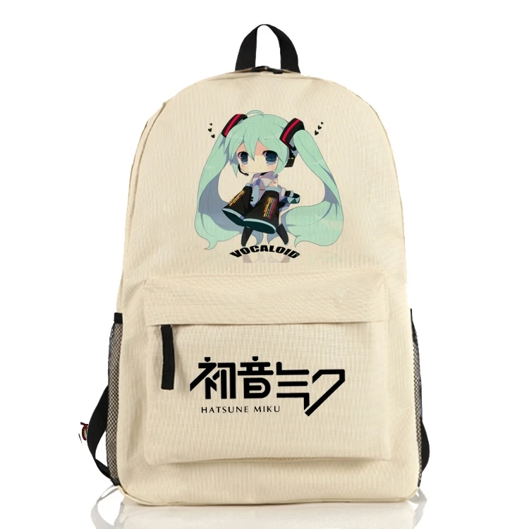 10 Аниме Хацунэ Мику Vocaloid COS рюкзак сумки на плечо студенческий рюкзак школьные сумки для мальчиков девочек Mochila - Цвет: 10