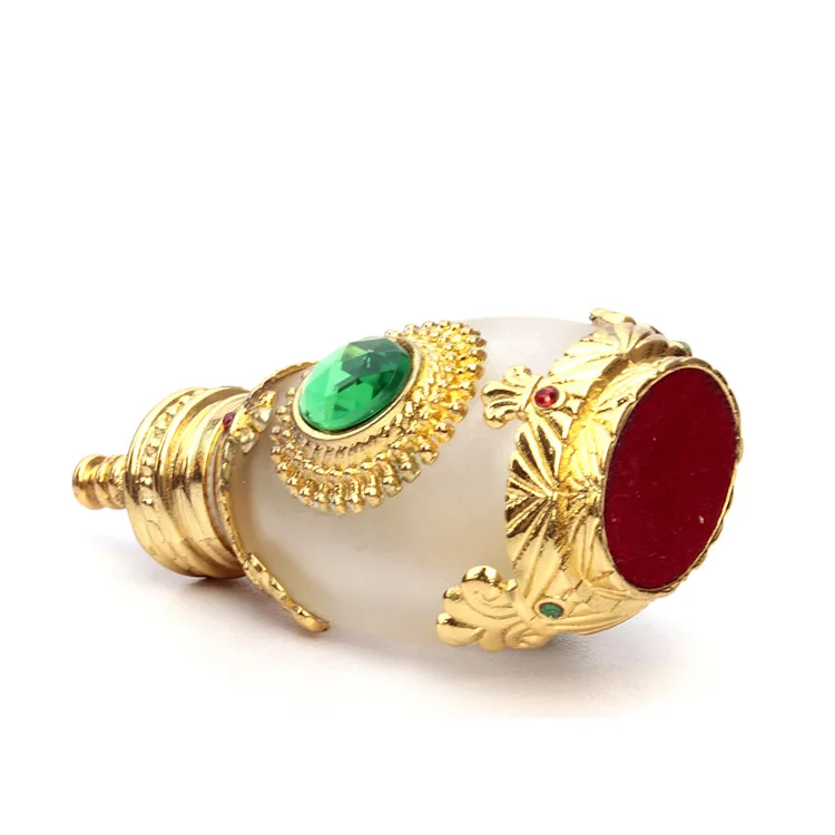 2pcslot High Quality Gold Middle East Essential Bottle For Oils Perfume Empty Glass Wedding Decor | Красота и здоровье