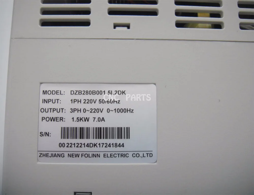 Преобразователь частоты 1 5 кВт для фрезерного станка с ЧПУ совместим двигателями