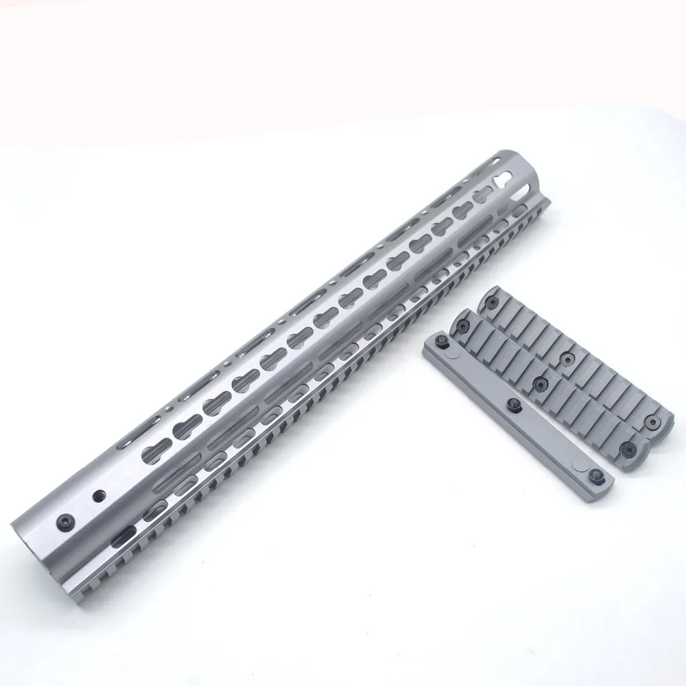 Aplus 7/9/10/12/13,5/15 ''дюймовый Keymod Handguard свободном Пикатинни раздел System_Space серый/анодированный серым цветом