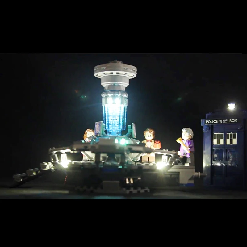 Светодиодный светильник для Lego 21304 строительные блоки Creator City Dr. Who путешествие во