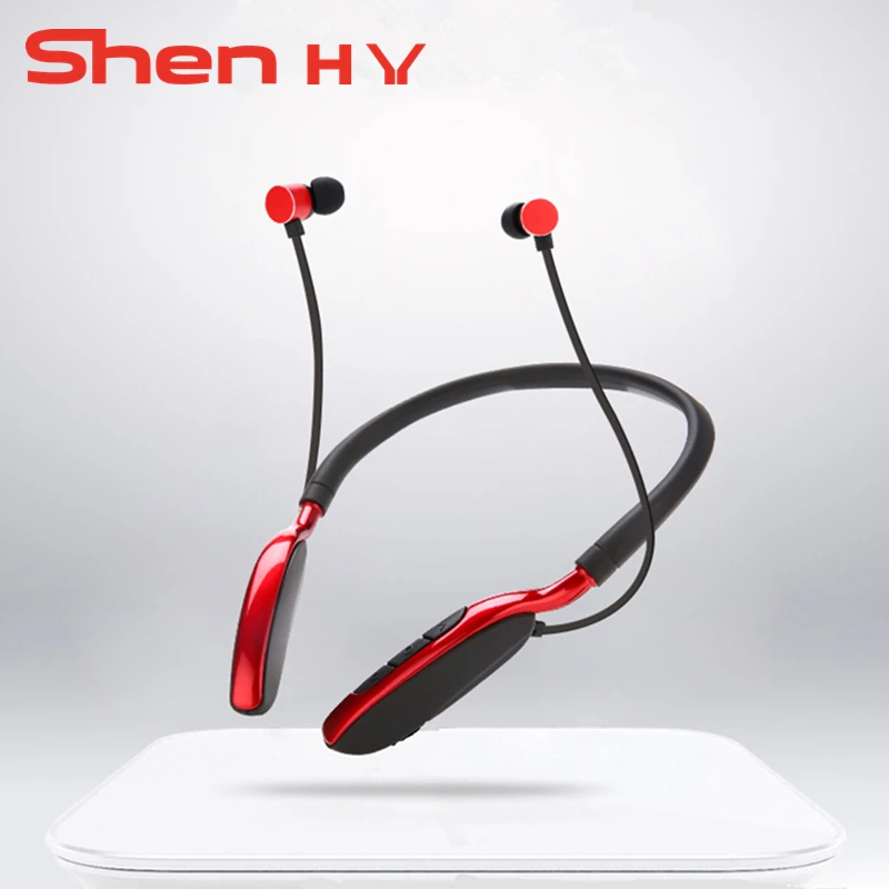 Беспроводной Спортивные наушники Bluetooth шейным стерео гарнитура Магнитная