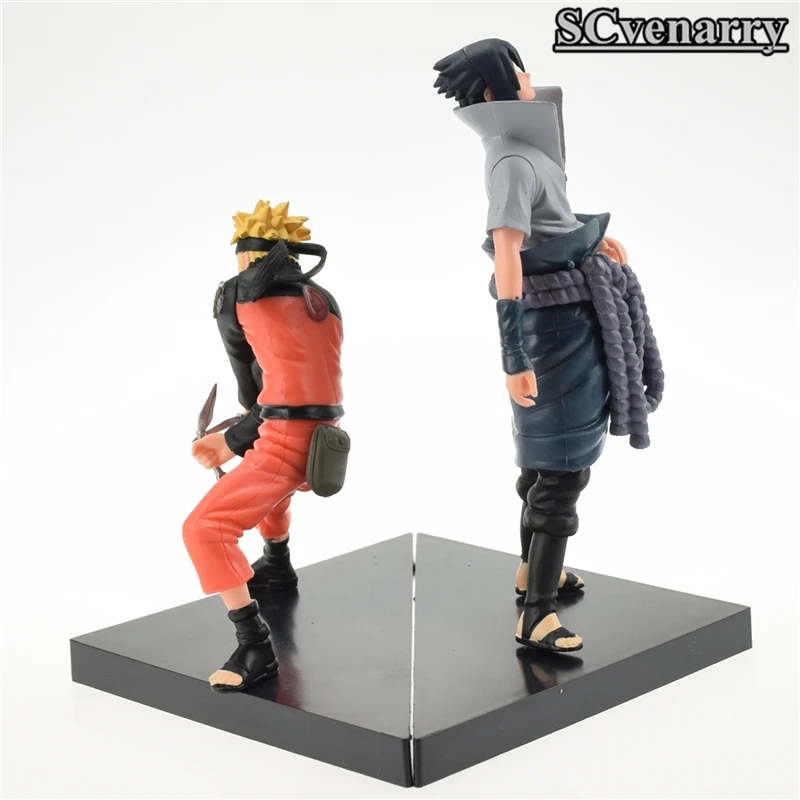 Наруто Узумаки + Саске цифры ПВХ Действий Рис игрушки 12 14 см|figure toy|uzumaki narutoaction figure