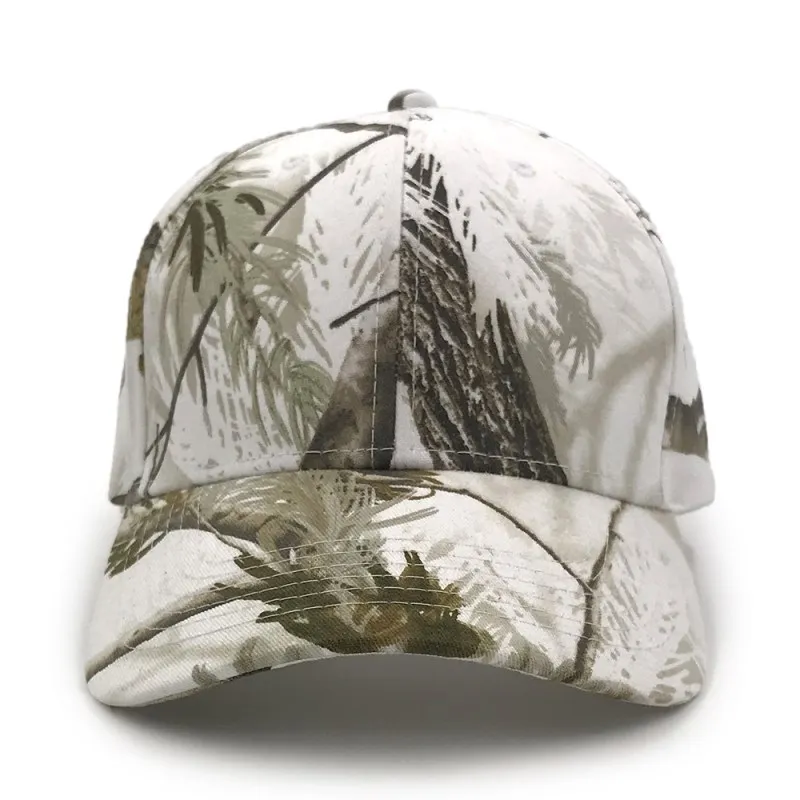Охота Настоящее Дерево Камуфляж Бейсбол Кепки Для мужчин Snapback Белоснежка Шапки