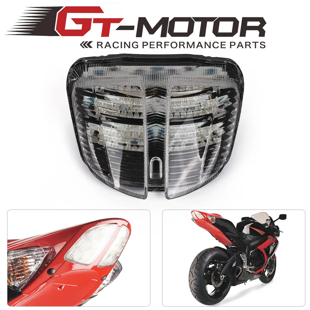 

GT мотор-мотоцикл хвост светильник светодиодный встроенный сигнала для SUZUKI GSX-R600 06-07 K6 GSXR600
