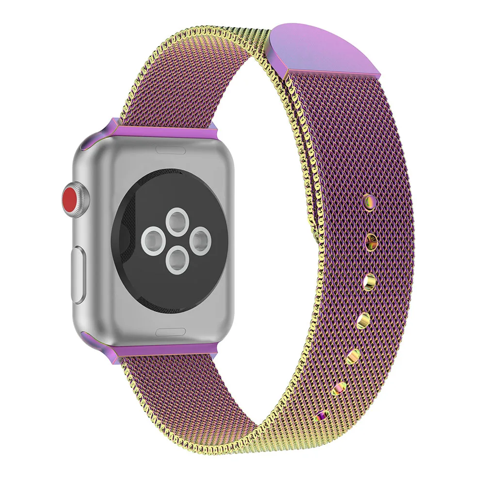 40/44 мм ремешок для Apple Watch series 1/2/3 42 38 браслет часов серии 4 3 2 1 Миланская Магнитная