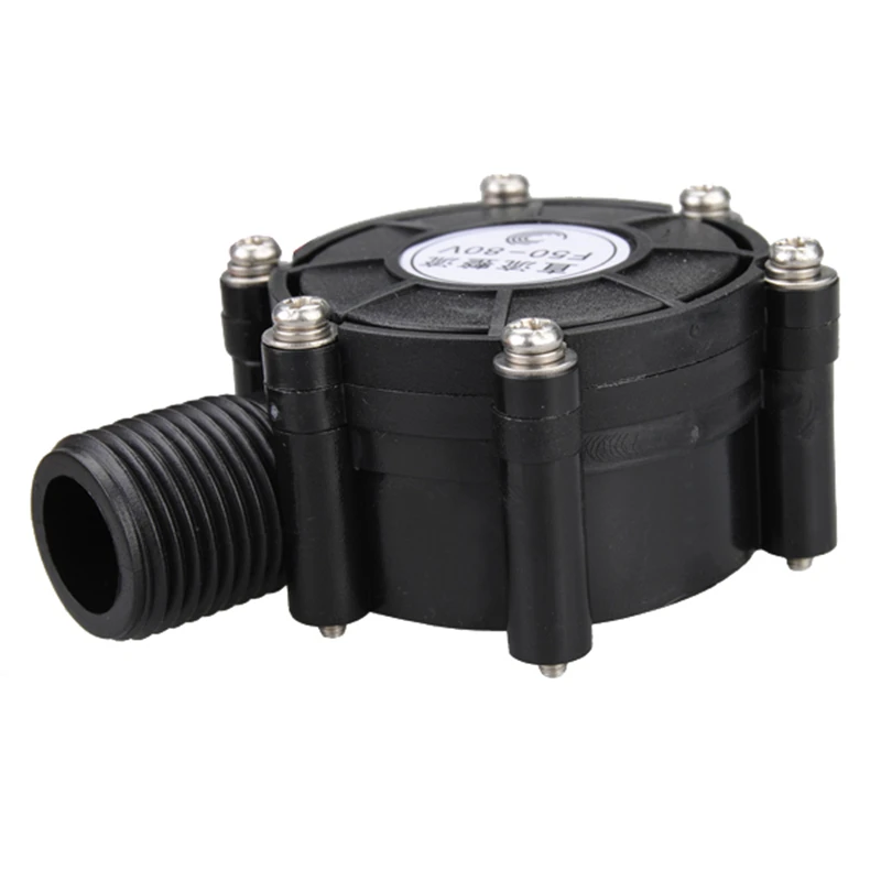 Mini 10W 4 2/5/12/80V DC гидроэлектрический микро гидро генератор для LED 12V радио высокое