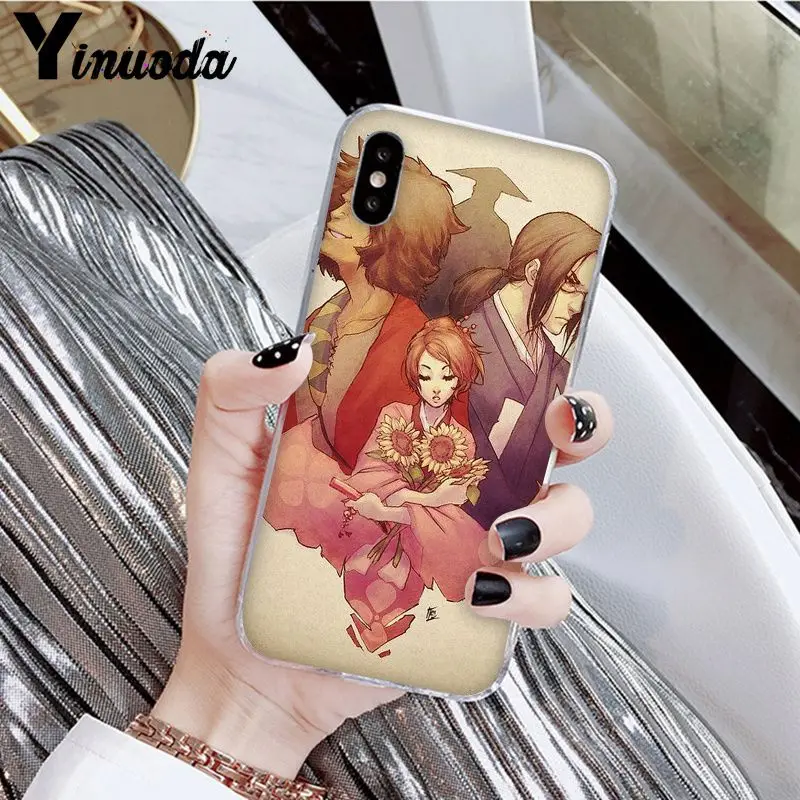 Yinuoda аниме самурай шампло Новинка чехол для телефона Fundas чехол для Apple iPhone 8 7 6 6S Plus X XS MAX 5 5S SE XR чехол