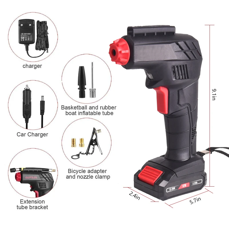 Toolstrong цифровой насос для шин DC 12 Вольт портативный 150 PSI воздушный компрессор