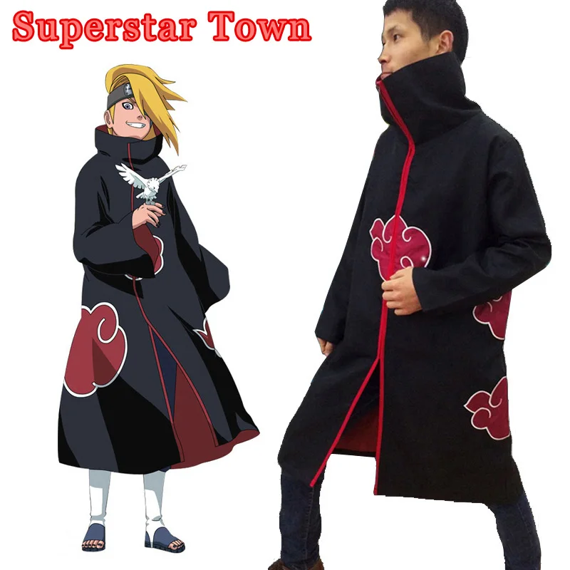 Костюм для косплея Uchiha Itachi Akatsuki накидка унисекс с героями мультфильмов костюм