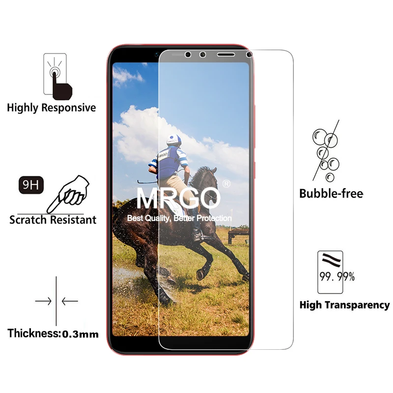 Закаленное стекло для Xiaomi Mi A2 Lite, защита экрана 2.5D 9 H, Защитное стекло для телефона, Защитное стекло для Xiaomi Mi A2 Lite