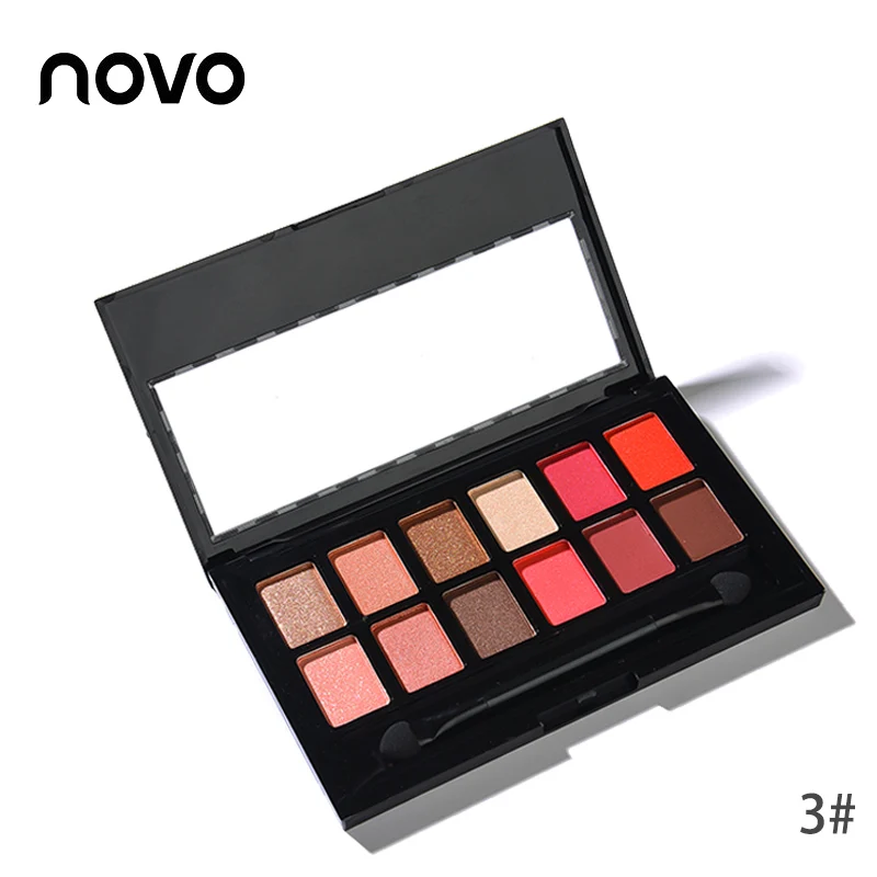 Палитра матовых теней для век 12 цветов|palette glitter|matte eyeshadow palettenude eye shadow |