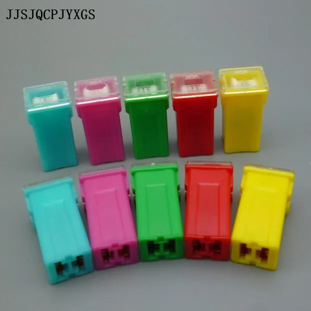 

JJSJQCPJYXGS 100 шт. разнообразный Регулируемый автомобильный лопастной предохранитель 20A30A40A50A60A