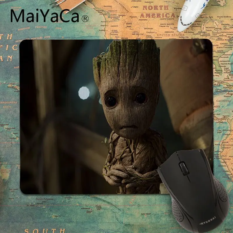 MaiYaCa Groot по индивидуальному заказу Мышь колодки компьютер Аниме Коврик для мыши и