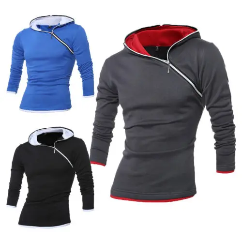 2018 New Autumn Winter Mens Long Sleeve Hoodie Fleeces Fashion Casual | Мужская одежда