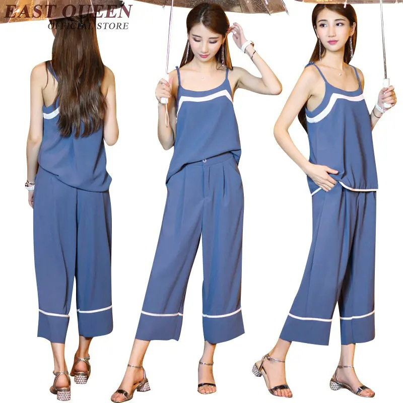 

Female set 2 pieces pants women outfits pantsuit womens two piece sets 2019 ladies two piece set top and pants KK1334