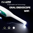 IM401 Беспроводной Wi-Fi ротовой стоматологический эндоскоп с 8 регулируемыми светодиодными лампочками интраоральная камера HD видео для ios android исследования зубов