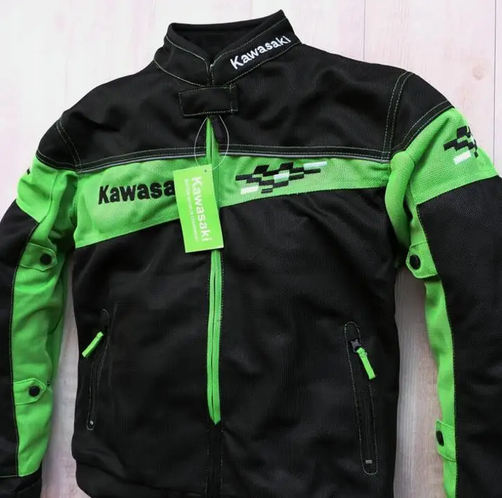 Новинка мотоциклетная куртка Kawasaki 2018 весна лето дышащий сетчатый локомотивный