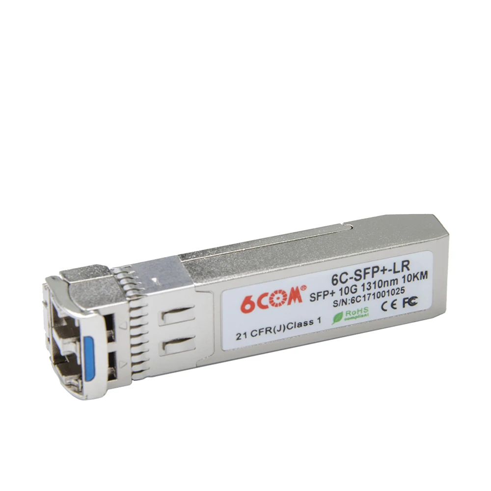 6COM универсальный совместимый 10GBASE-LR SFP+ 1310nm 10 км DOM трансивер