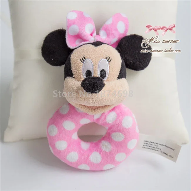 Набор из 2 предметов детское кольцо с Микки и Минни погремушка плюшевые игрушки