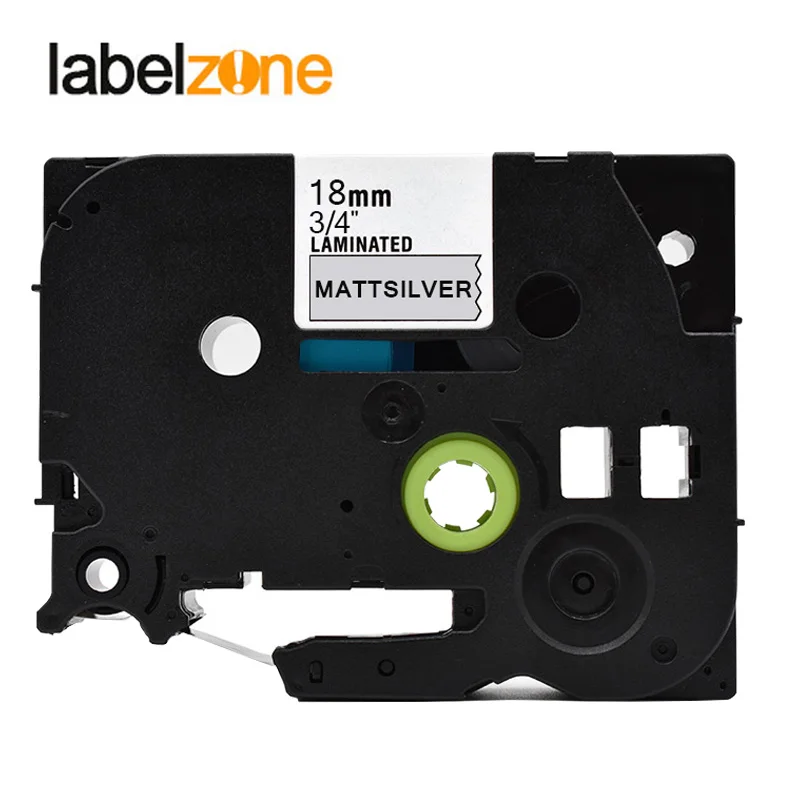 

18mm tze-m941 Black on mattsilver label tape Compatible Brother p-touch printers tze tape laminated tze-m941 tzm941 tzem941