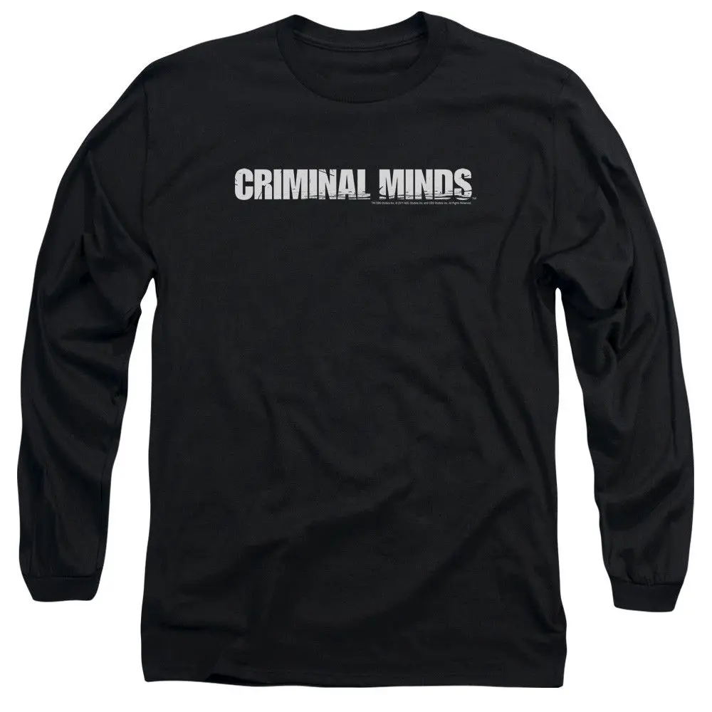 Criminal Minds ТВ Шоу логотип лицензионный для взрослых Футболка с длинным рукавом S-3XL |