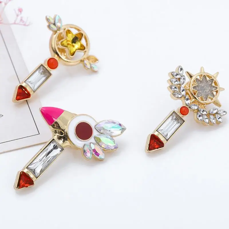 1 шт. милый высококачественный мультяшный картон Сакура металлический значок