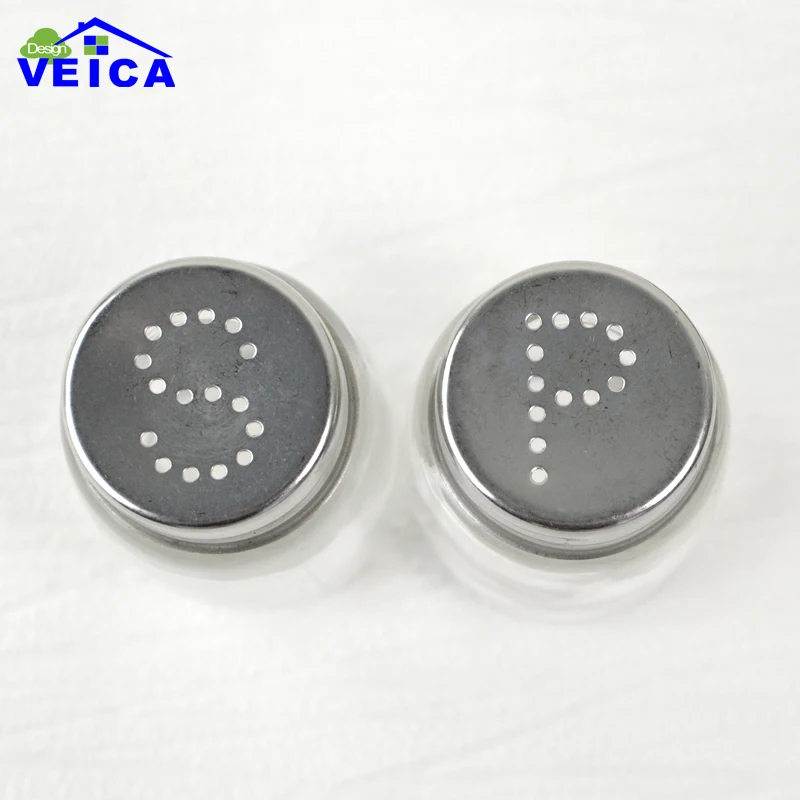 2 шт./лот Многофункциональный стеклянный шейкер для соли и перца приправы банка