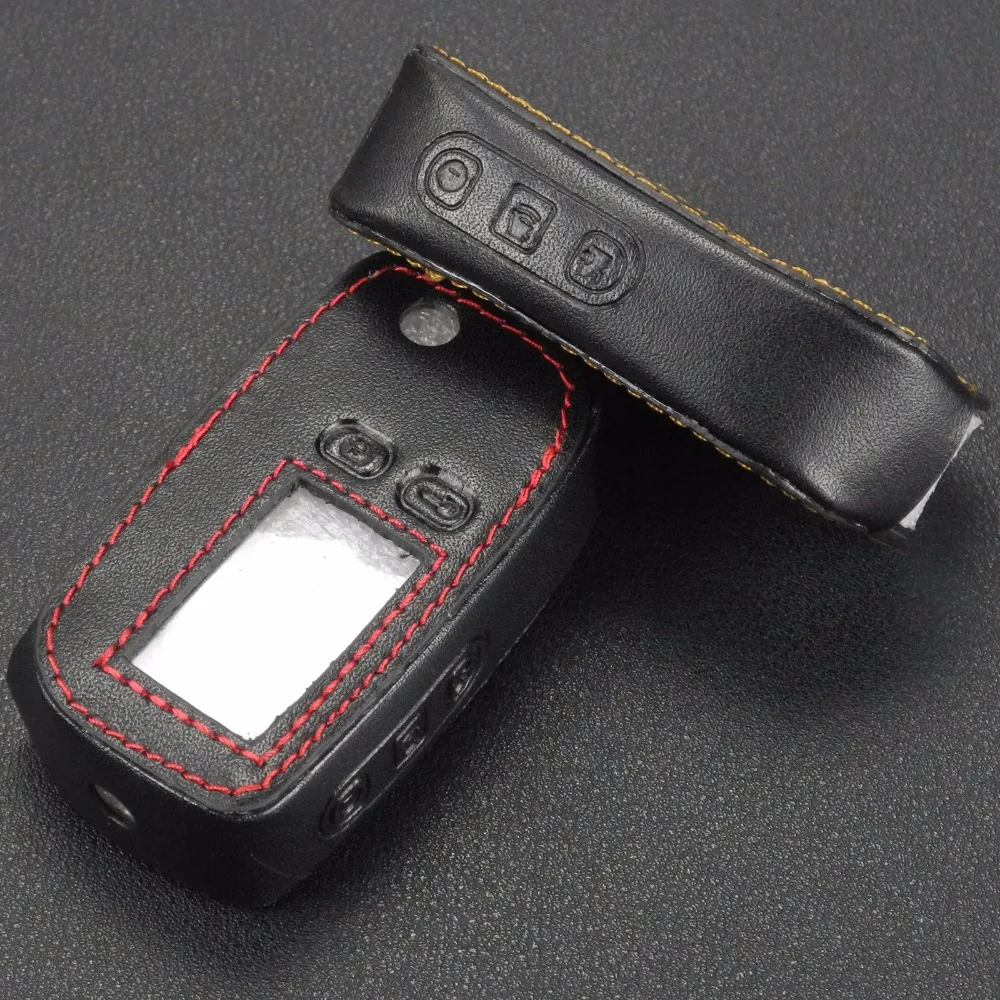 jingyuqin Remote Folding Flip 5 Buttons Leather Case Fob Cover For Tomahawk TW9010 TW9020 TW9030 Two Way Alarm System | Автомобили и